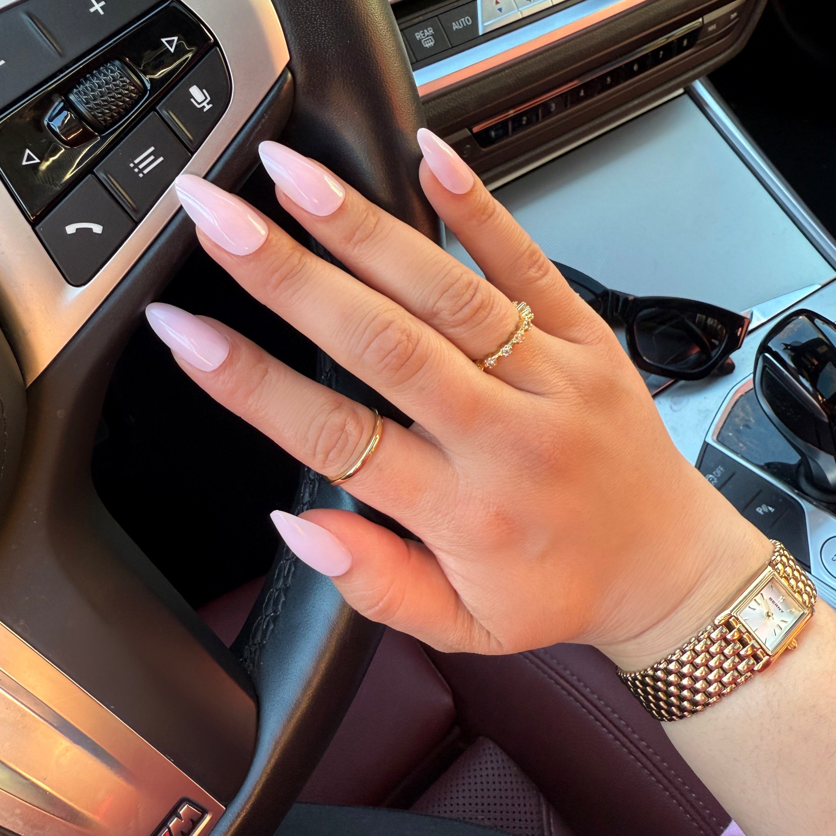 Milk Blush Nails