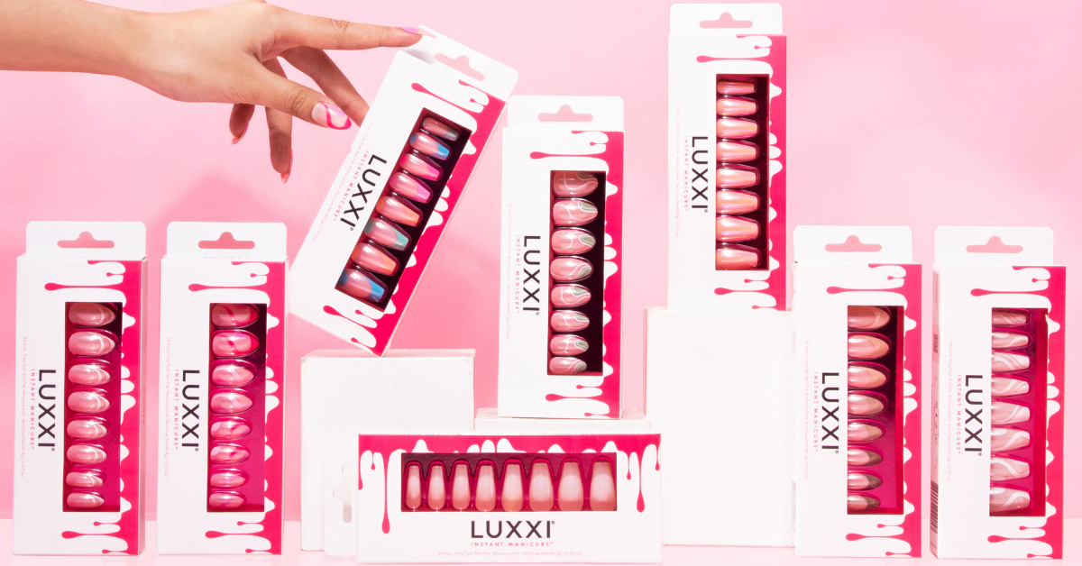 Best Nail Glue | Brush on Nail Glue | LUXXI