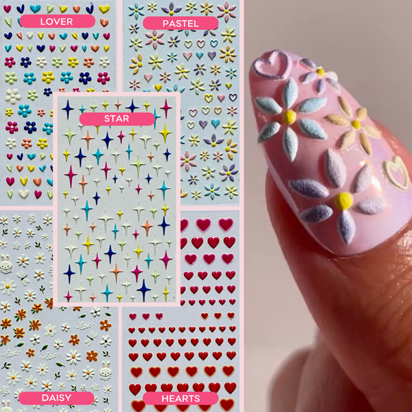 Nail Stickers - 5 Designs