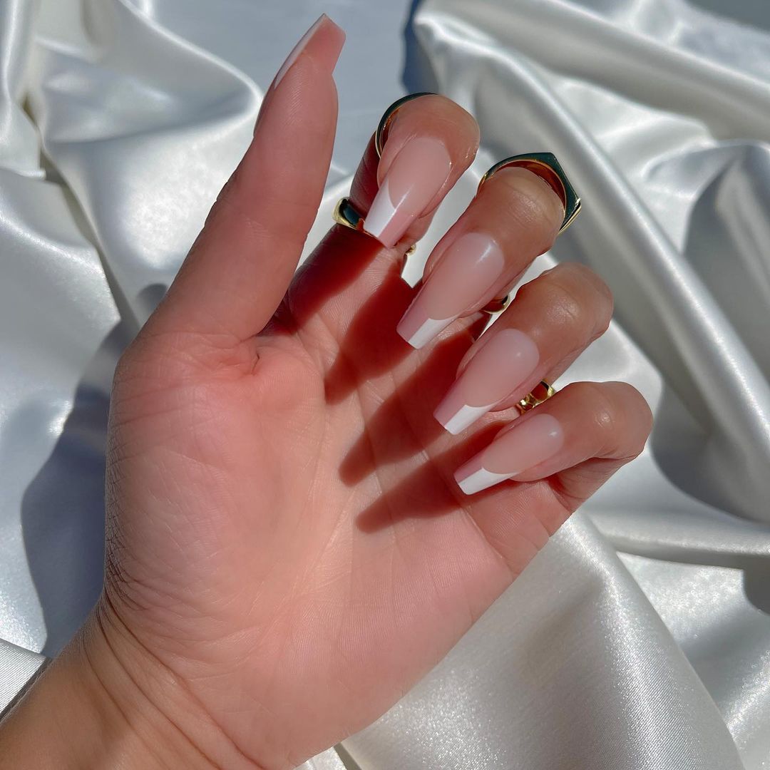 Modish Best Press on Nails French Manicure Nails LUXXI NAILS