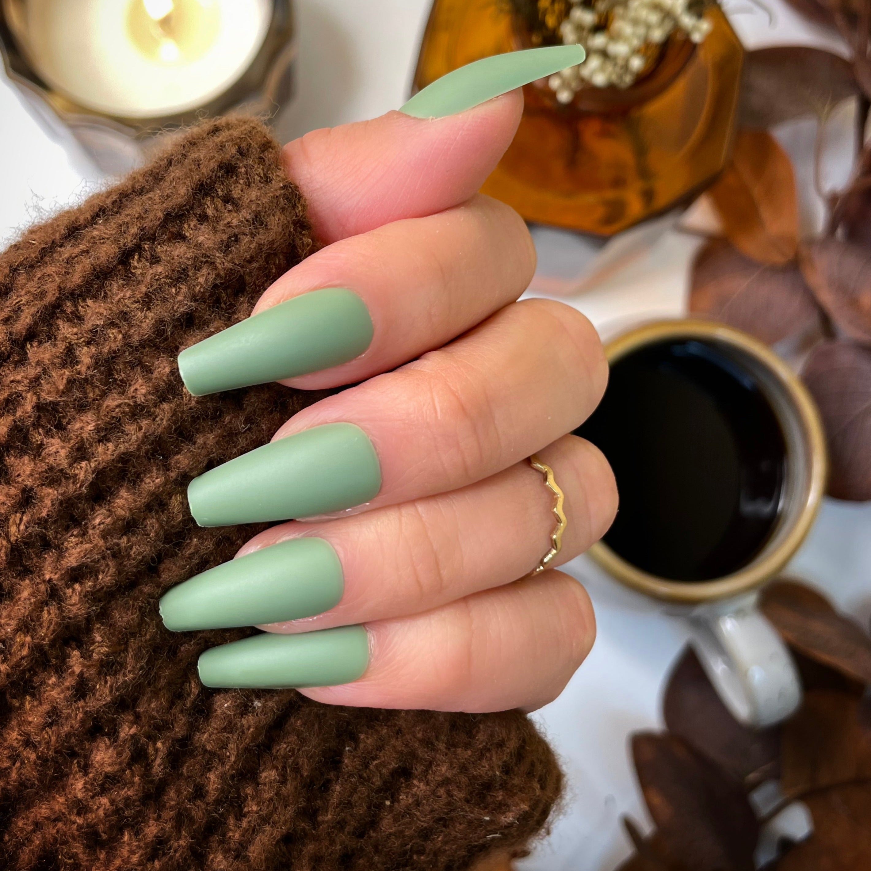 Olive Nails